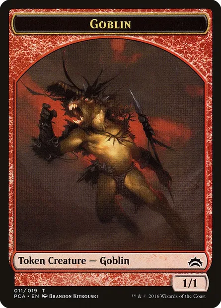 Goblin, Magic card TPCA 11 — Planechase Anthology Tokens set