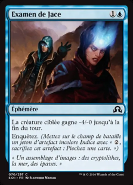 Examen de Jace, carte Magic SOI 70 — extension Ténèbres sur Innistrad