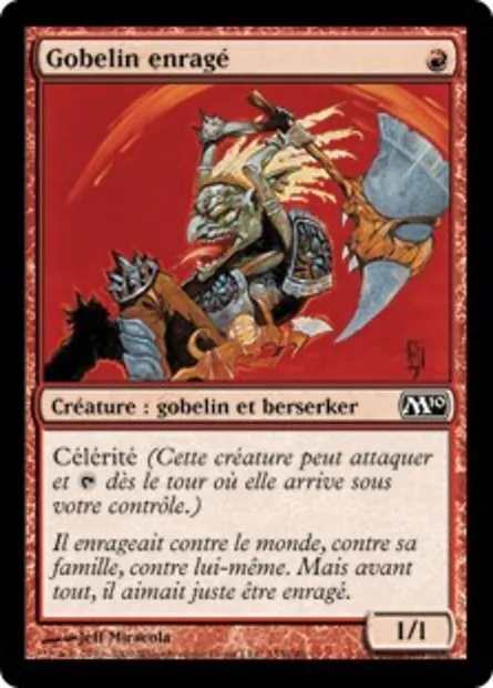 Gobelin enragé, carte Magic M10 153 — extension Magic 2010