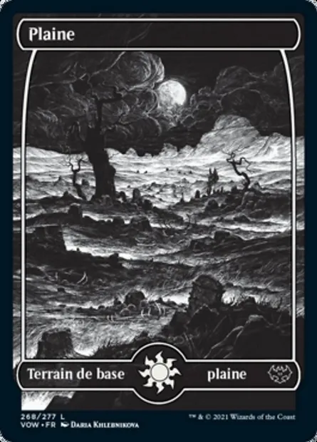 Plaine, carte Magic VOW 268 — extension Innistrad : noce écarlate