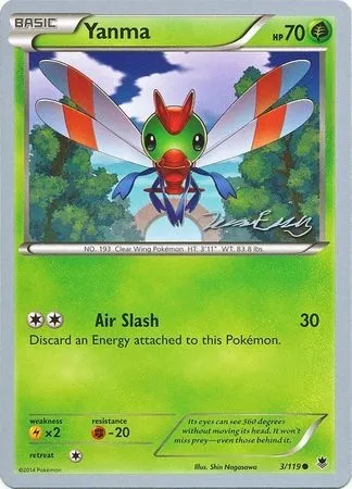 Yanma, carte Pokémon WCD16 003 — extension World Championship Decks 2016