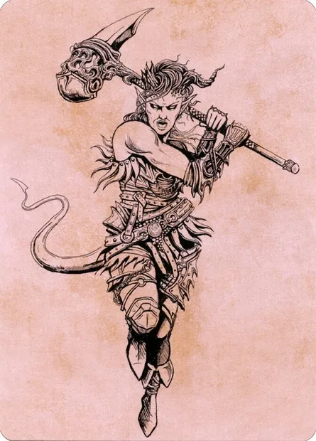 Karlach, Fury of Avernus // Karlach, Fury of Avernus, Magic card ACLB 54 — Battle for Baldur's Gate Art Series set