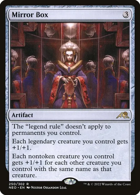 Mirror Box, Magic card NEO 250 — Kamigawa: Neon Dynasty set