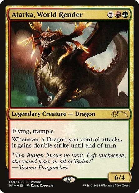 Atarka, World Render, Magic card PFRF 149★ — Fate Reforged Promos set