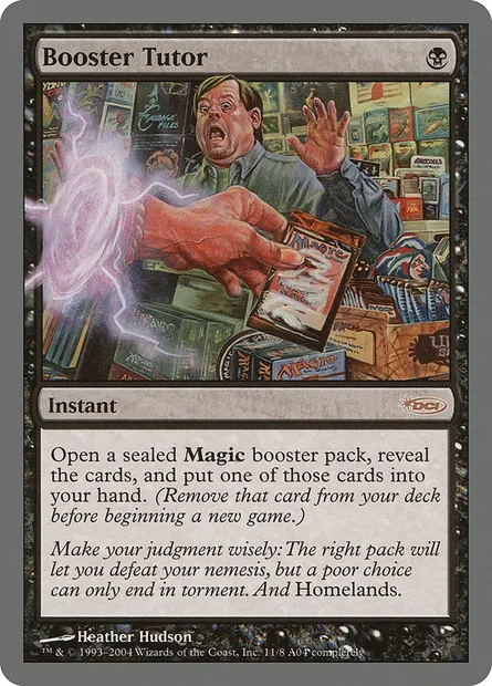 Booster Tutor, carte Magic PAL04 11 — extension Arena League 2004
