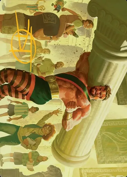 Hercules, Prince of Power // Hercules, Prince of Power, Magic card AMSH 13 — Marvel Super Heroes Art Series set