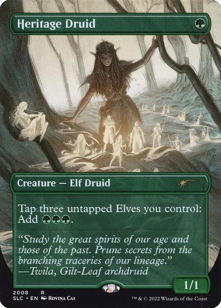 Heritage Druid, Magic card SLC 2008 — Secret Lair Countdown set