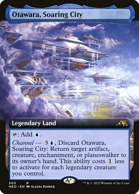 Otawara, Soaring City, Magic card NEO 503 — Kamigawa: Neon Dynasty set