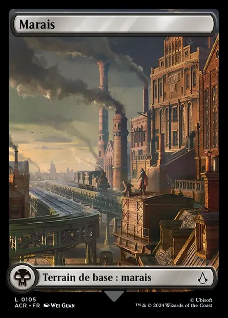 Marais, carte Magic ACR 105 — extension Assassin's Creed