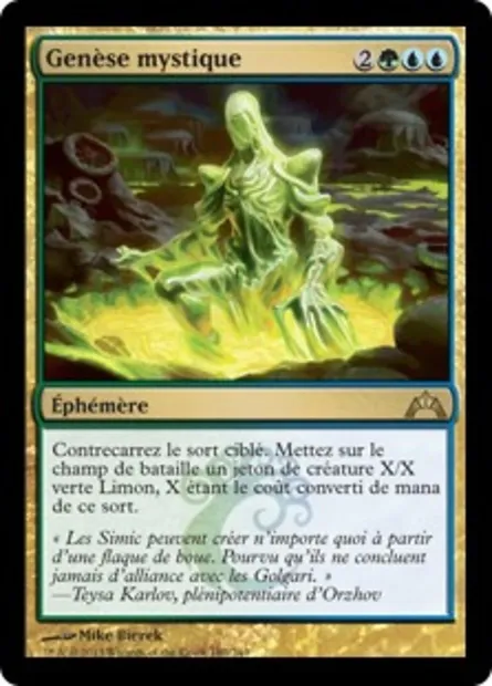 Genèse mystique, carte Magic GTC 180 — extension Insurrection