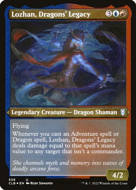 Lozhan, Dragons' Legacy, Magic card CLB 539 — Commander Legends: Battle for Baldur's Gate set