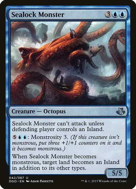 Sealock Monster, Magic card DDO 42 — Duel Decks: Elspeth vs. Kiora set