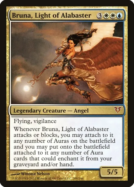 Bruna, Light of Alabaster, Magic card AVR 208 — Avacyn Restored set