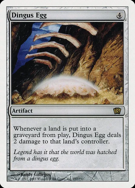 Œuf de dingus, carte Magic 8ED 297 — extension Huitième Edition