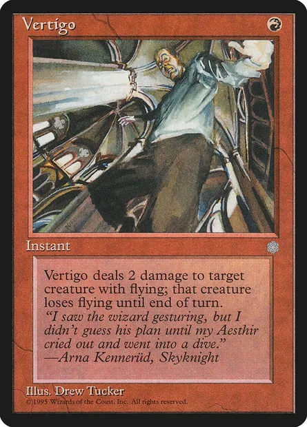 Vertigo, Magic card ICE 222 — Ice Age set