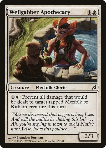 Wellgabber Apothecary, Magic card LRW 47 — Lorwyn set