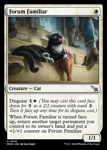 Forum Familiar, Magic card MKM 16 — Murders at Karlov Manor set