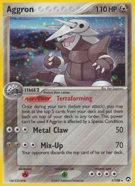 Aggron, Pokémon card PK 1 — Power Keepers set