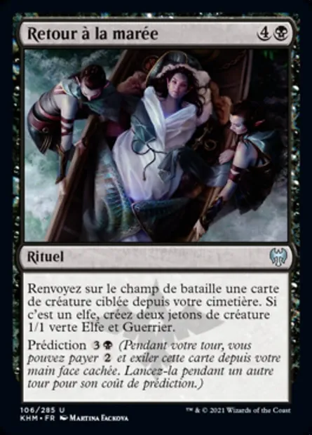 Retour à la marée, carte Magic KHM 106 — extension Kaldheim