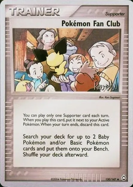 Pokemon Fan Club, carte Pokémon WCD04 130 — extension World Championship Decks 2004