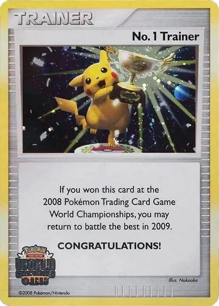 No. 1 Trainer, Pokémon card PR 2008 — Assorted Promos set