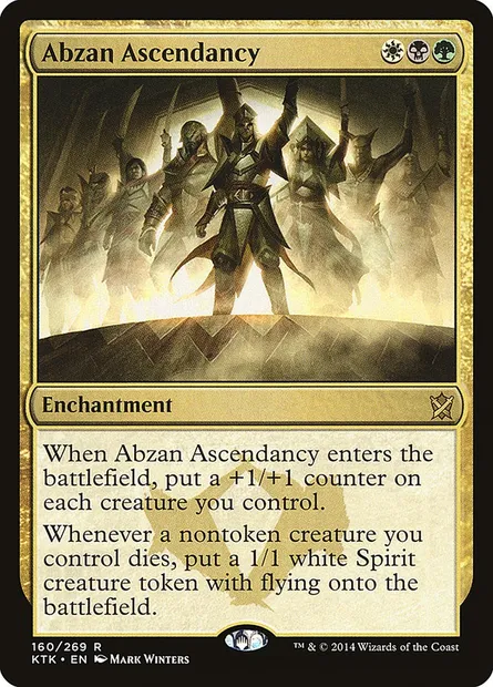 Abzan Ascendancy, Magic card KTK 160 — Khans of Tarkir set