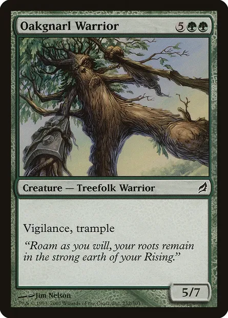 Oakgnarl Warrior, Magic card LRW 232 — Lorwyn set