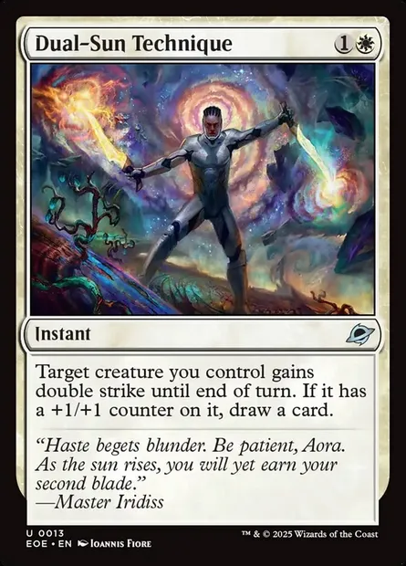 Dual-Sun Technique, Magic card EOE 13 — Edge of Eternities set