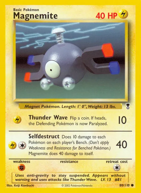 Magnéti, carte Pokémon LC 80 — extension Legendary Collection