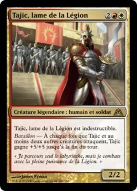 Tajic, lame de la Légion, carte Magic DGM 107 — extension Le labyrinthe du dragon