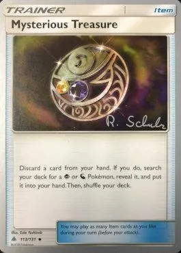Trésor Mystérieux, carte Pokémon WCD18 113-4 — extension World Championship Decks 2018