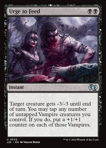 Urge to Feed, Magic card J25 502 — Foundations Jumpstart set