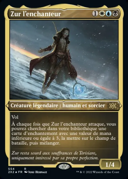 Zur l'enchanteur, carte Magic 2X2 554 — extension Double Masters 2022