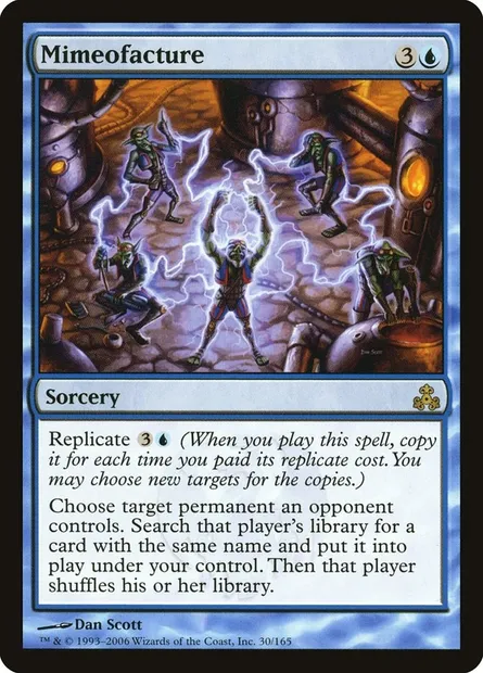 Mimeofacture, Magic card GPT 30 — Guildpact set
