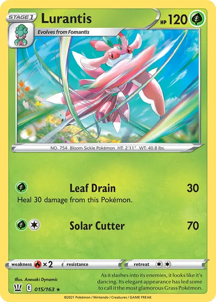 Lurantis, Pokémon card BST 15 — Battle Styles set