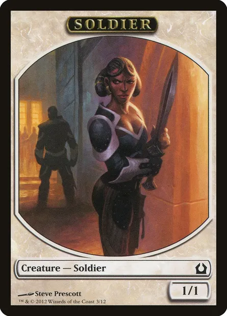 Soldier, Magic card TRTR 3 — Return to Ravnica Tokens set