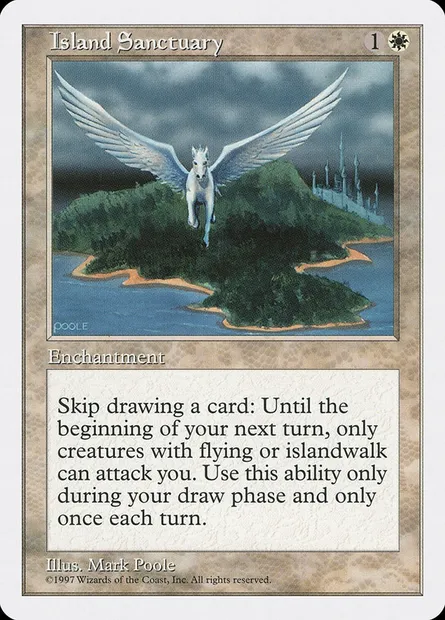 Island Sanctuary, Magic card 5ED 39 — Fifth Edition set