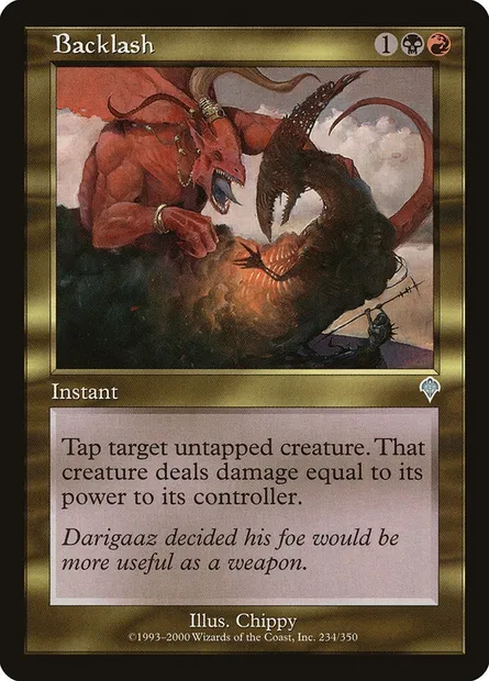 Backlash, Magic card INV 234 — Invasion set