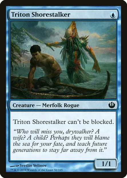 Triton Shorestalker, Magic card JOU 56 — Journey into Nyx set