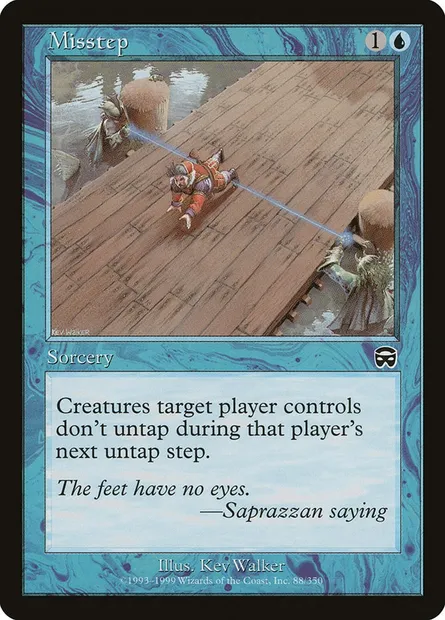 Misstep, Magic card MMQ 88 — Mercadian Masques set