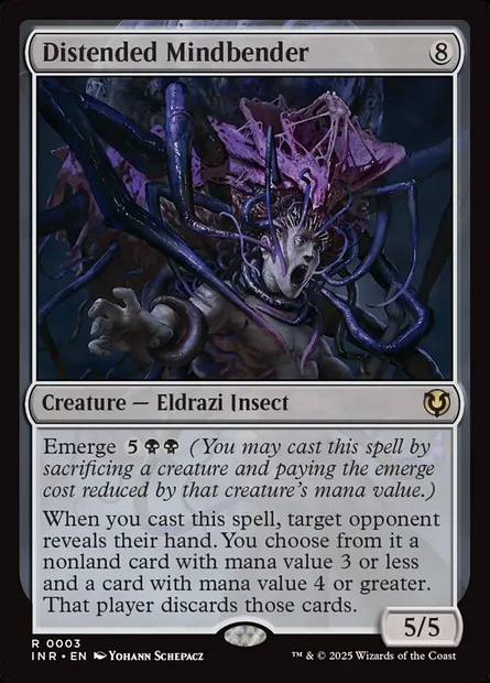 Distended Mindbender, Magic card INR 3 — Innistrad Remastered set