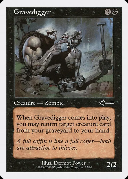 Gravedigger, Magic card BTD 27 — Beatdown Box Set set