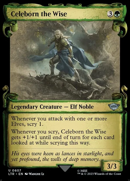 Celeborn the Wise, Magic card LTR 607 — The Lord of the Rings: Tales of Middle-earth set