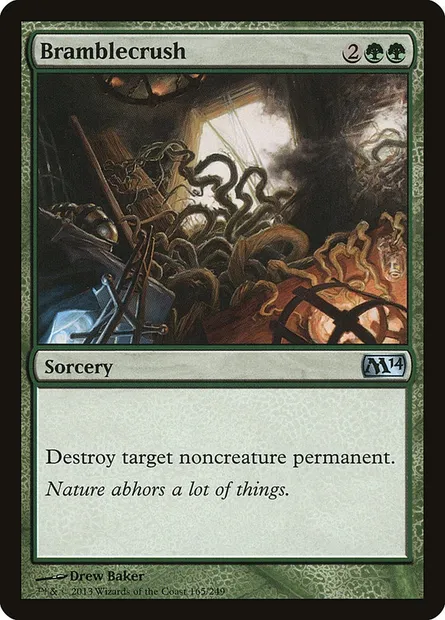 Bramblecrush, Magic card M14 165 — Magic 2014 set