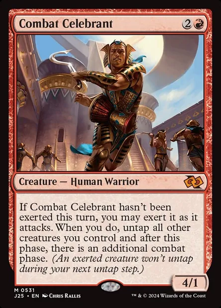 Combat Celebrant, Magic card J25 531 — Foundations Jumpstart set