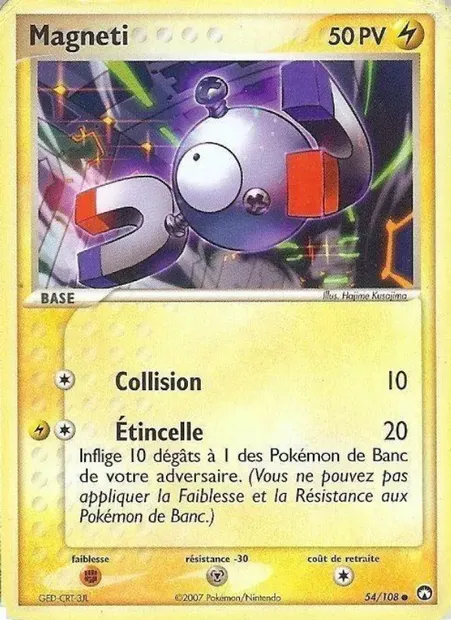 Magnéti, carte Pokémon PK 54 — extension EX Gardiens du Pouvoir