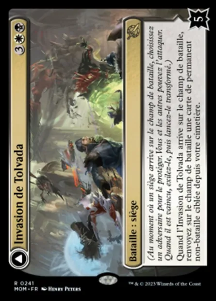 Invasion de Tolvada // Le Ciel Fracturé, carte Magic MOM 241 — extension L'invasion des machines