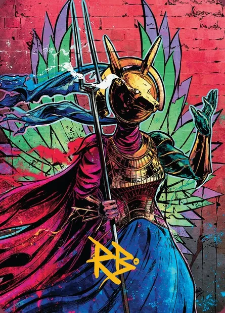 Hazoret, Godseeker // Hazoret, Godseeker, carte Magic ADFT 52 — extension Aetherdrift Art Series