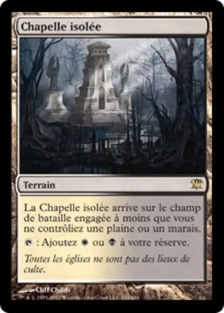 Chapelle isolée, carte Magic ISD 242 — extension Innistrad