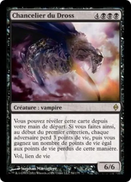 Chancelier du Dross, carte Magic NPH 54 — extension La Nouvelle Phyrexia